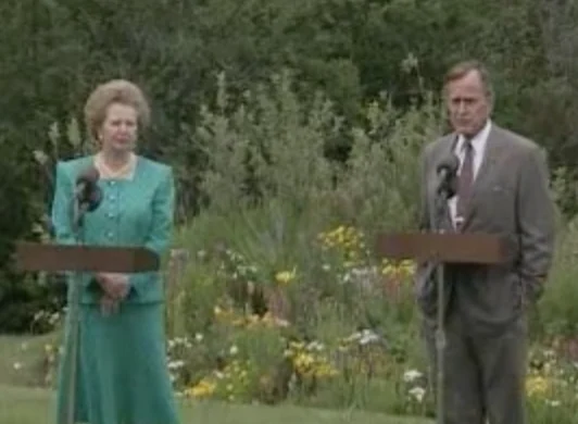 Press Conference with President Bush - Kuwait Crisis