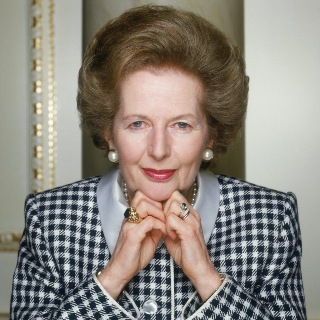 Margaret Thatcher circa 1990